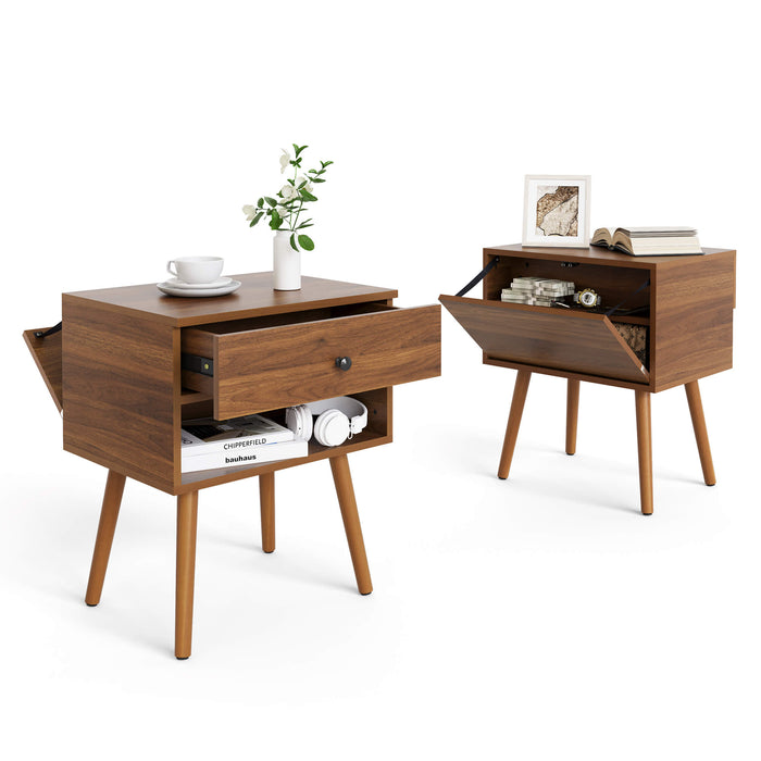 Blair 2-layer Hidden Storage Side Table