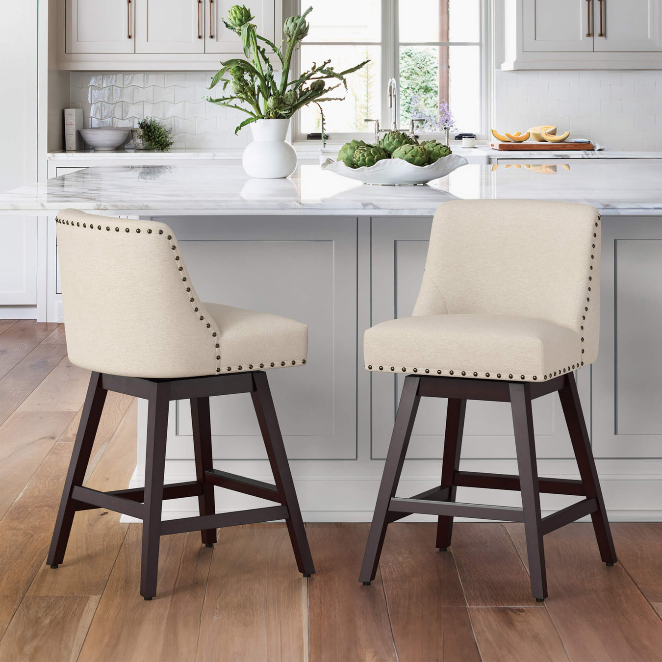 faux leather bar stools