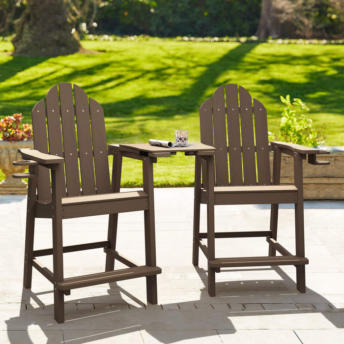 Linda Tall Adirondack Chair with Cup Holder