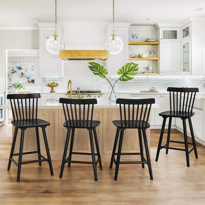 Windsor Wood Barstool Set