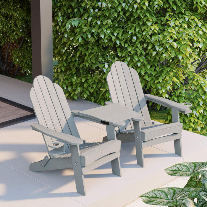 Miranda Foldable Adirondack Chair with Cup Holder