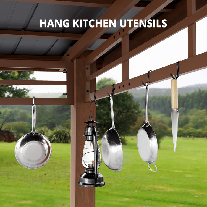 Chandler Wood Frame Hardtop Gazebo