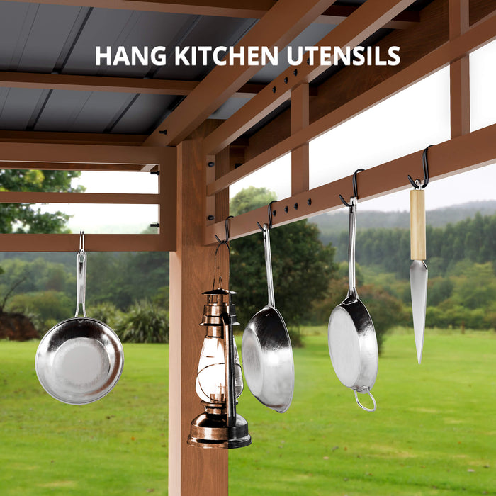 Chandler Wood Frame Hardtop Gazebo