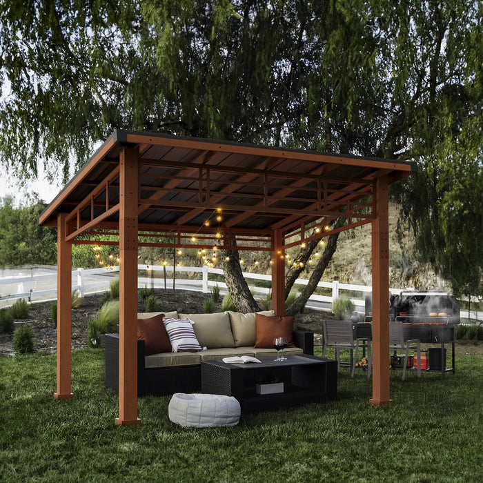 Chandler Wood Frame Hardtop Gazebo
