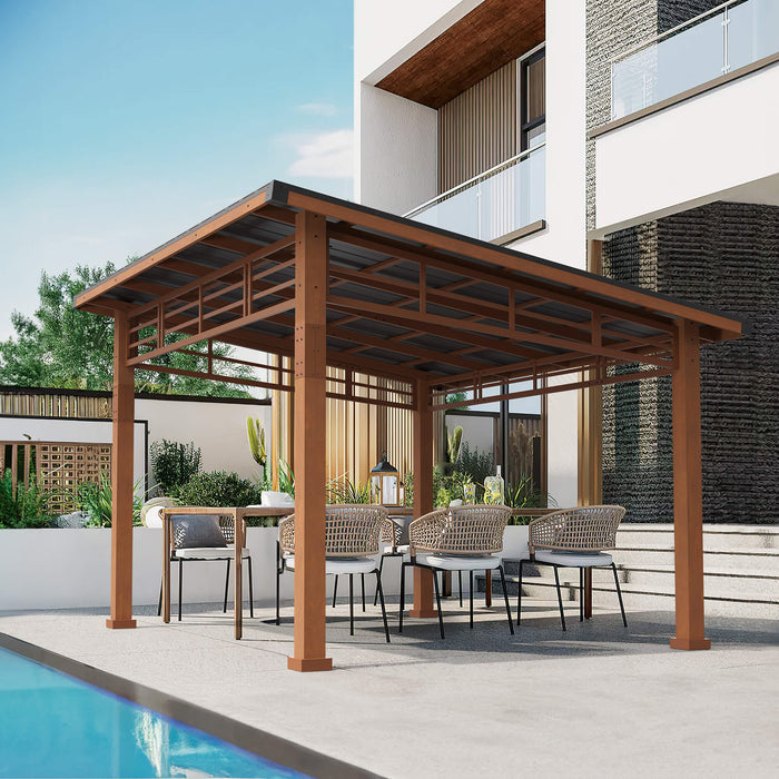 Chandler Wood Frame Hardtop Gazebo