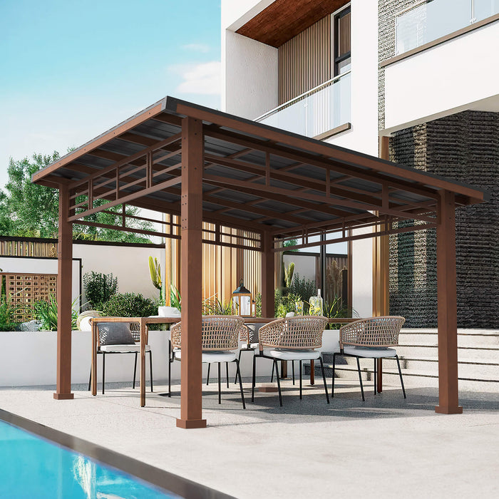 Chandler Wood Frame Hardtop Gazebo