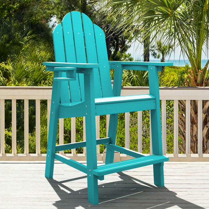 Linda Tall Adirondack Chair with Cup Holder