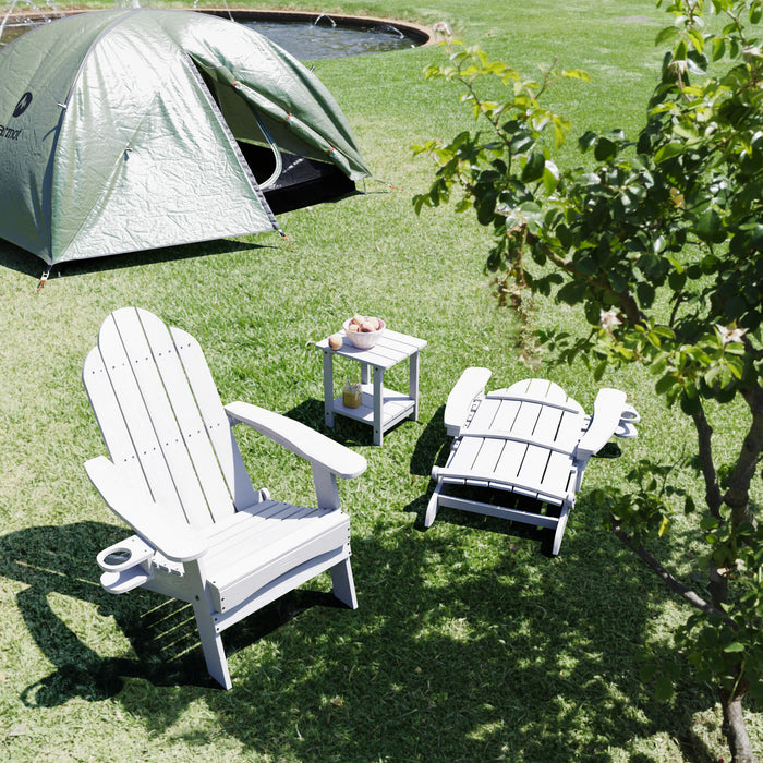 Miranda Foldable Adirondack Chair with Cup Holder