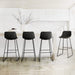 black modern bar stools set of 4 bar height