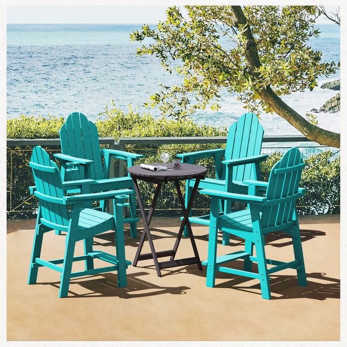 Linda Tall Adirondack Chair with Cup Holder