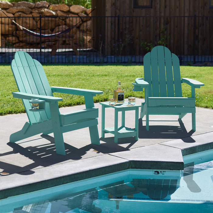 Miranda Foldable Adirondack Chair with Cup Holder
