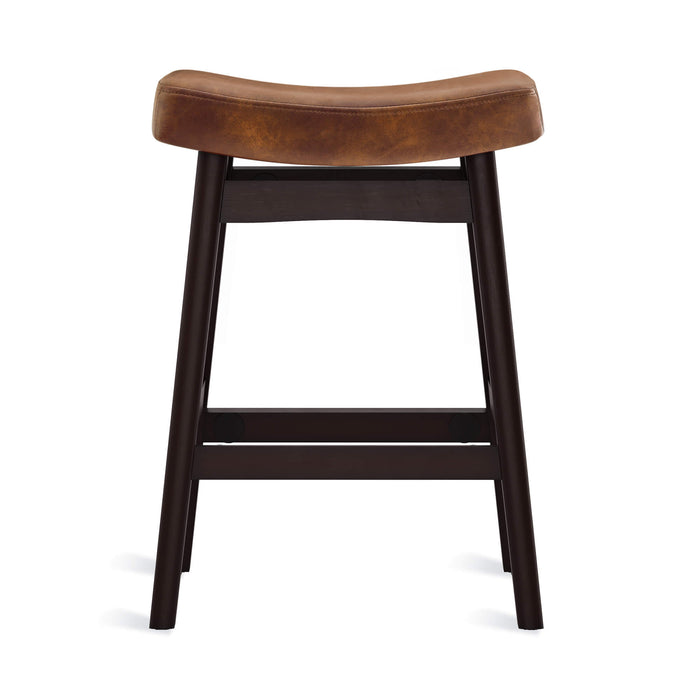 Mercedes Saddle Barstools Set