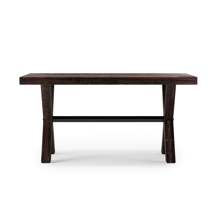 Carlton Wood Dining Table and Bench Set