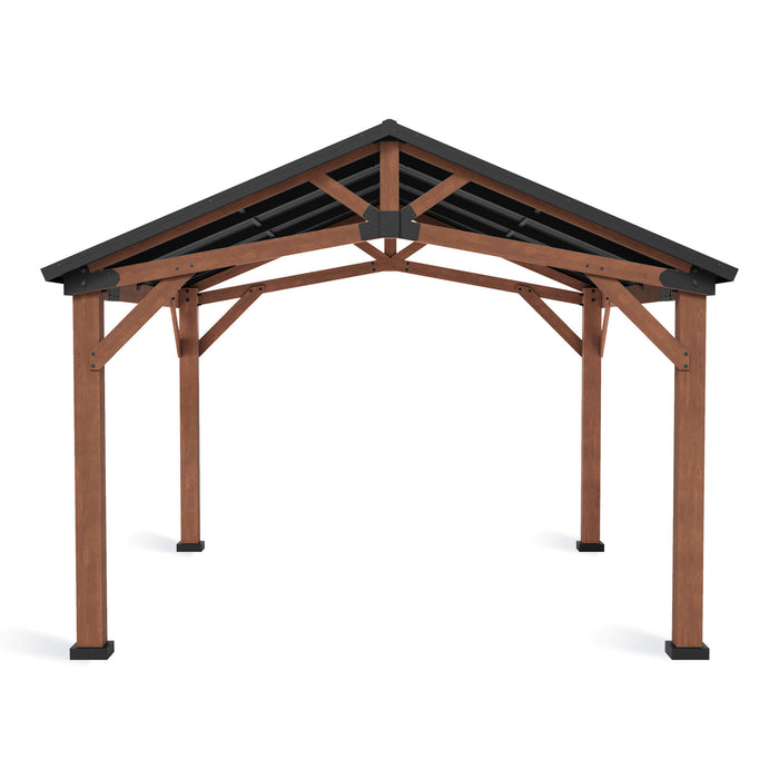 Hampton Hardtop Gazebo with Peaked Roof