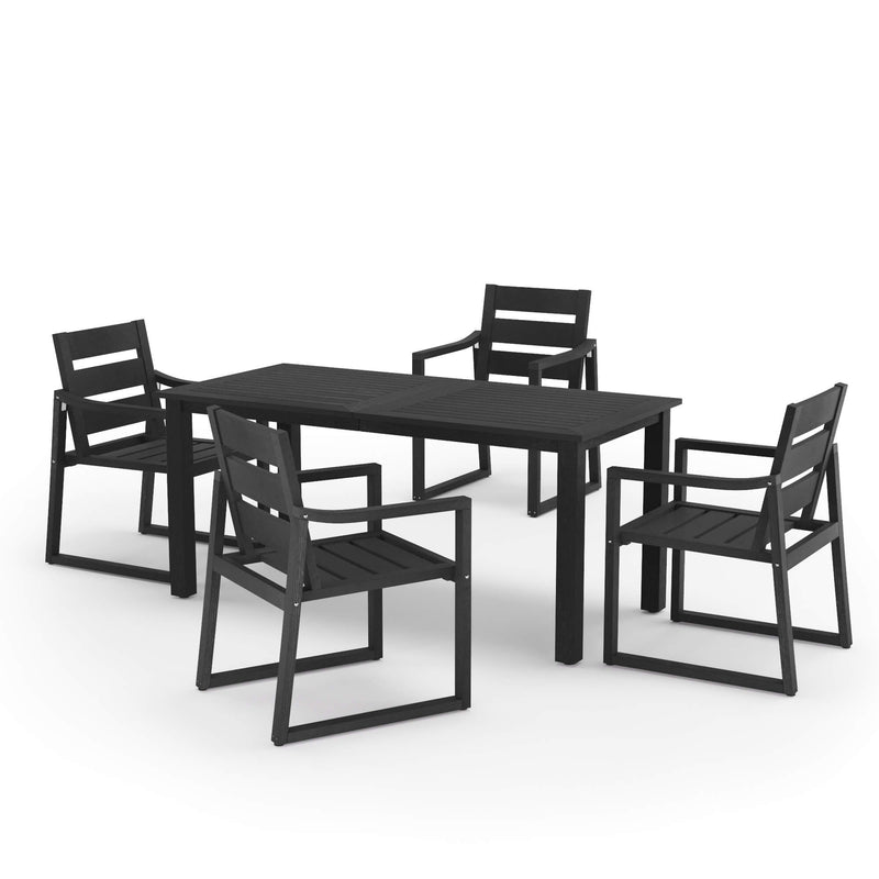 Fox HDPS 4/6 Seats Outdoor Dining Table And Chairs Set