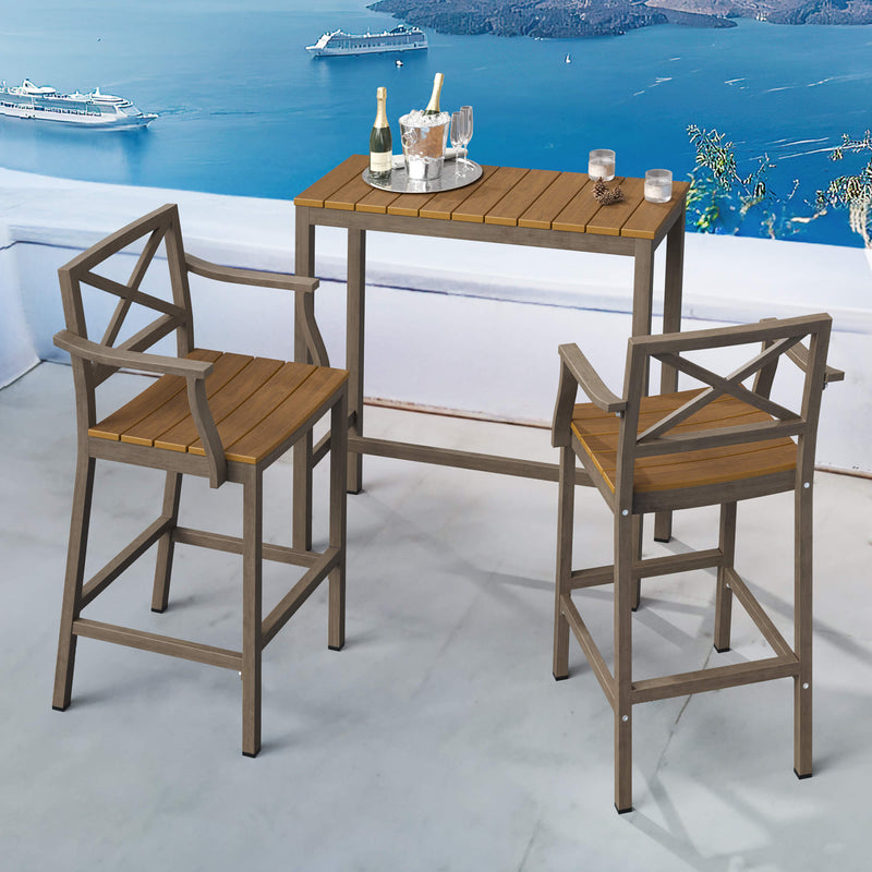 Fry Outdoor Barstool Set