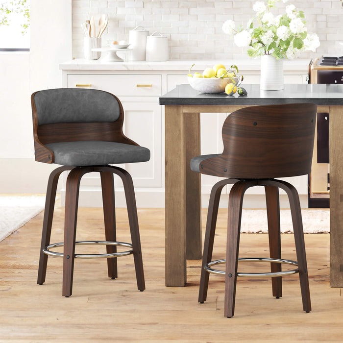 Edwards Swivel Barstool