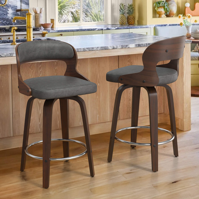 Edwards Swivel Barstool