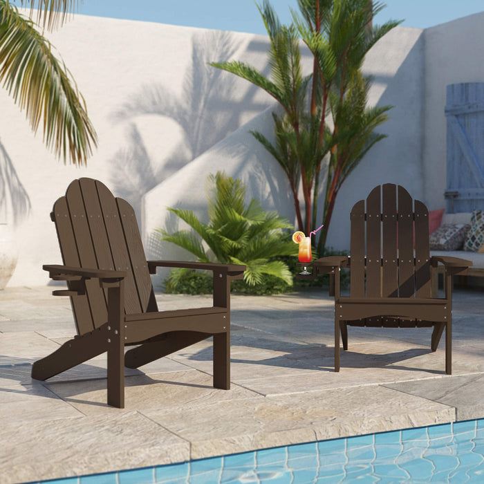 Amanda Adirondack Chair with Cup Holder