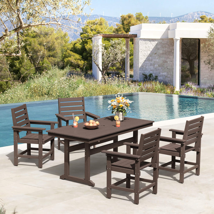 Coachella Outdoor Dining Table And Chair