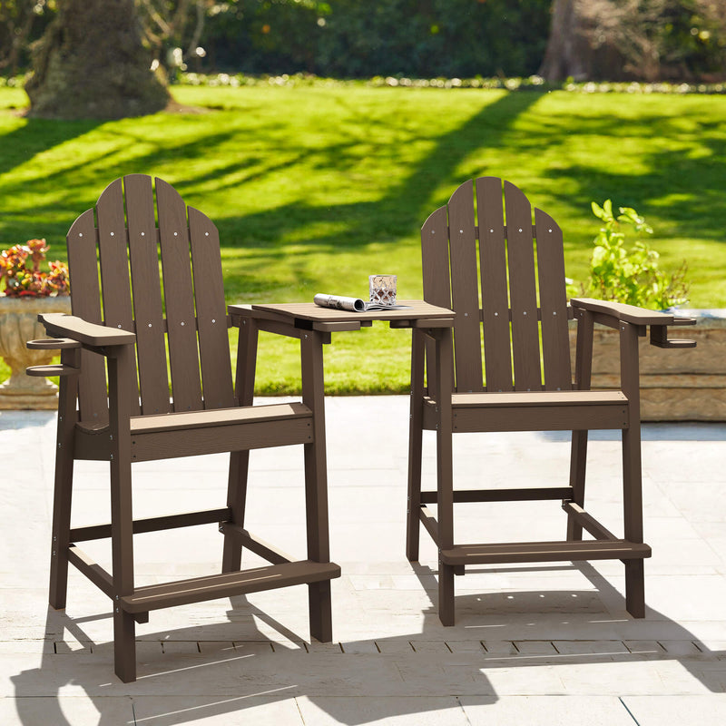 Linda Tall Adirondack Chair with Cup Holder