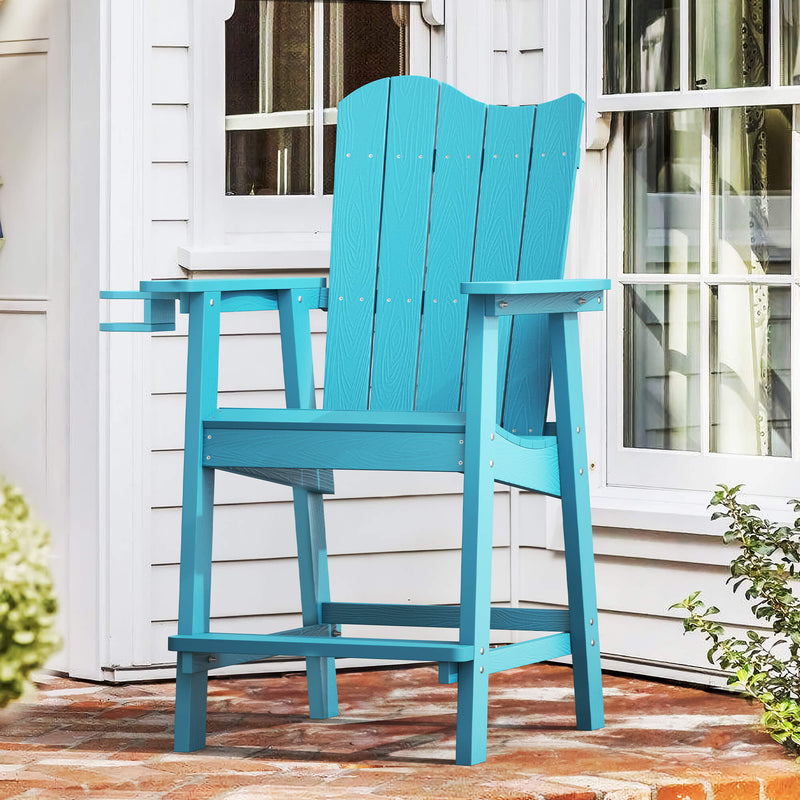 Ralda Tall Adirondack Chair with Cup Holder