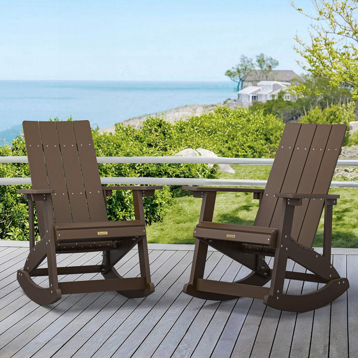 LUE BONA® Doda Adirondack Rocking Chair