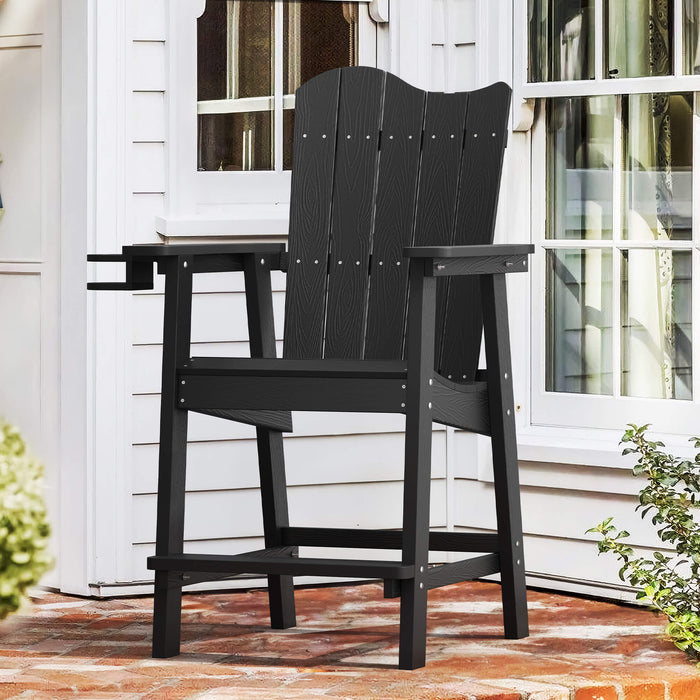 Ralda Tall Adirondack Chair with Cup Holder