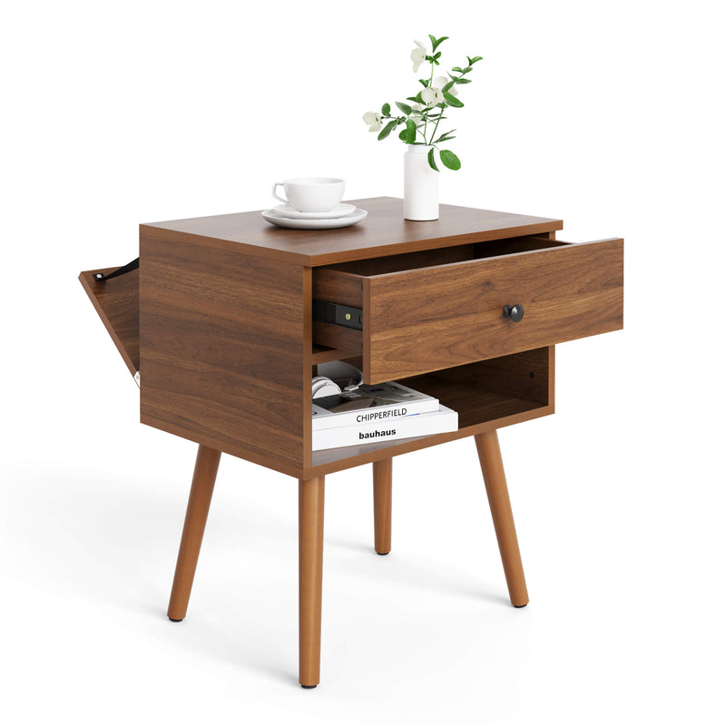 Blair 2-layer Hidden Storage Side Table