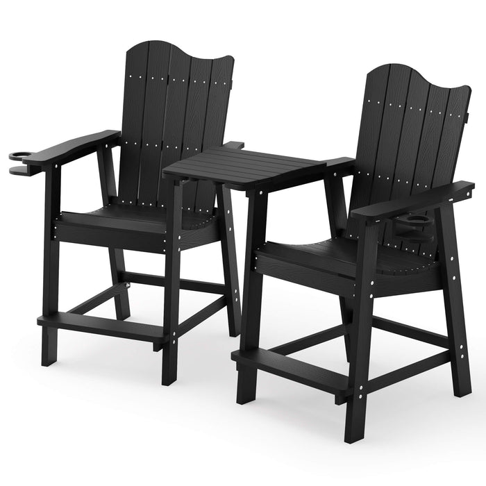 Ralda Tall Adirondack Chair with Cup Holder