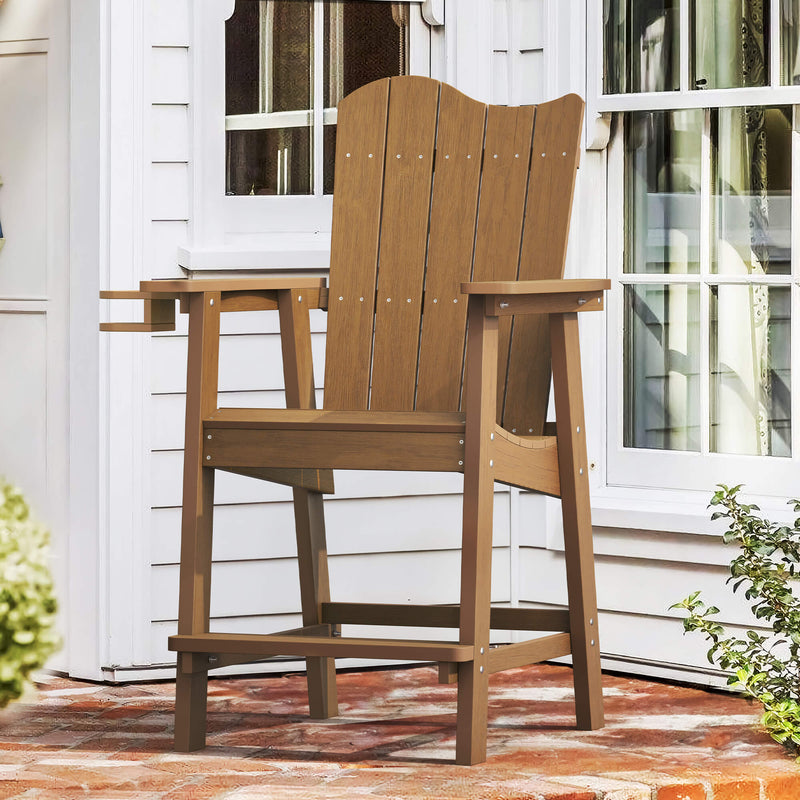 Ralda Tall Adirondack Chair with Cup Holder