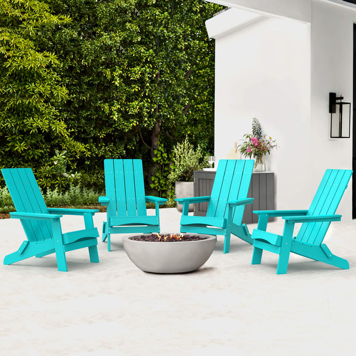 Florida Folding Modern Adirondack Chair