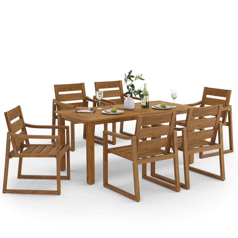 Fox HDPS Outdoor Dining Table And Chair