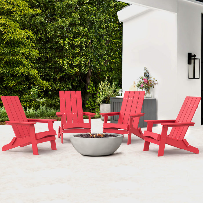 Florida Folding Modern Adirondack Chair