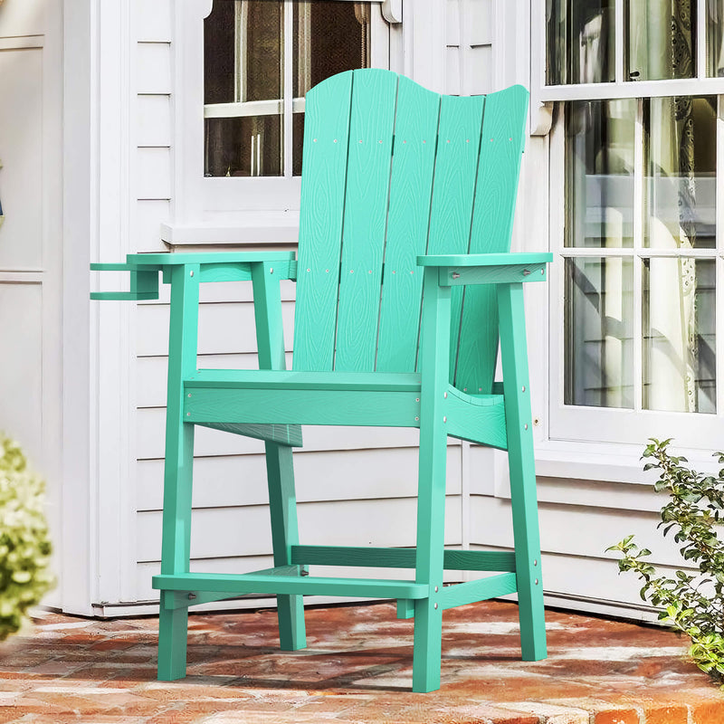 Ralda Tall Adirondack Chair with Cup Holder
