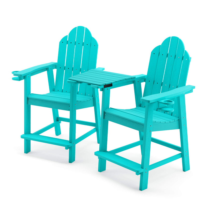 Linda Tall Adirondack Chair with Cup Holder