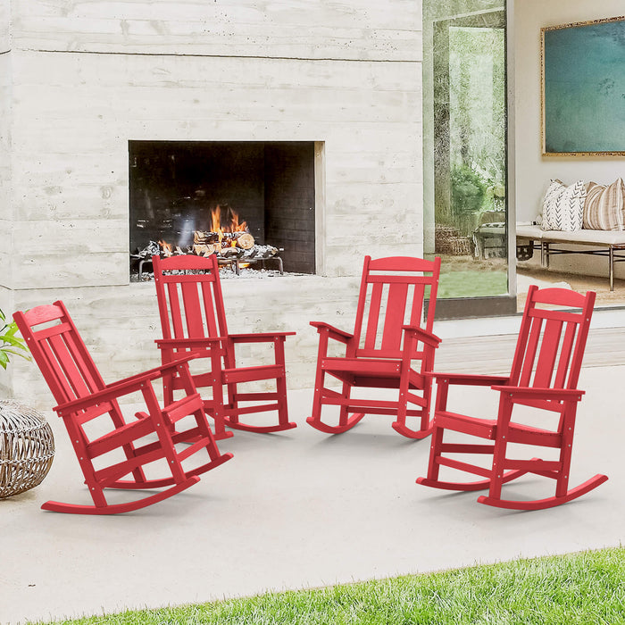 Red Rocking Chairs For Outdoors