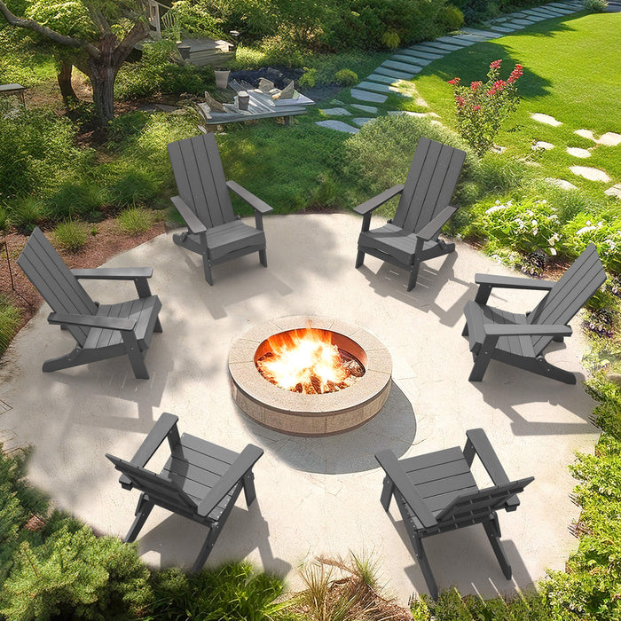 LUE BONA® Florida Folding Modern Adirondack Chair