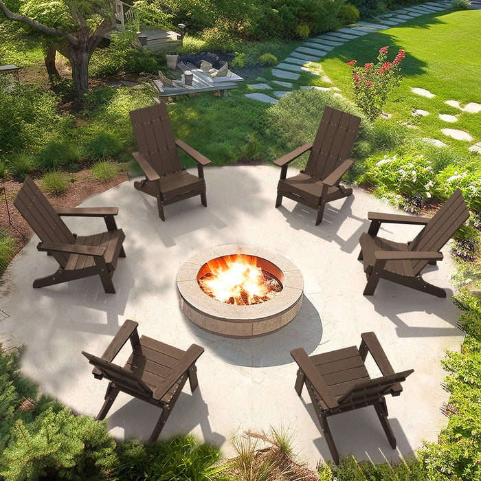 LUE BONA® Florida Folding Modern Adirondack Chair