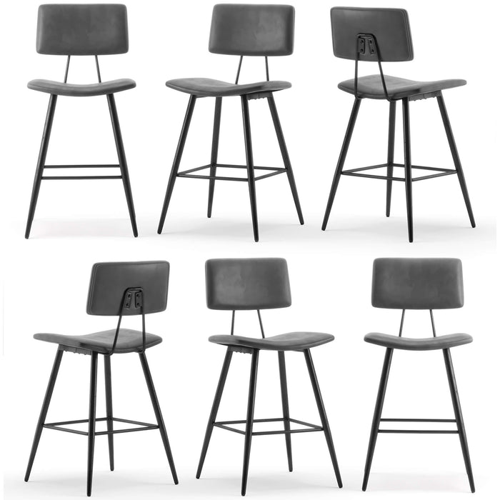 Darwin Faux Leather Barstool