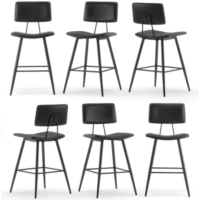 Darwin Faux Leather Barstool