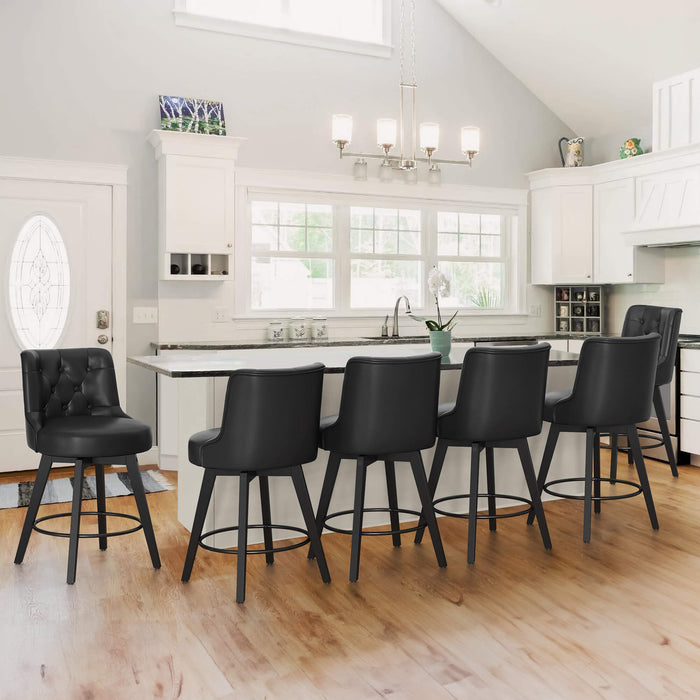 Kitchen swivel 2025 stools with backs