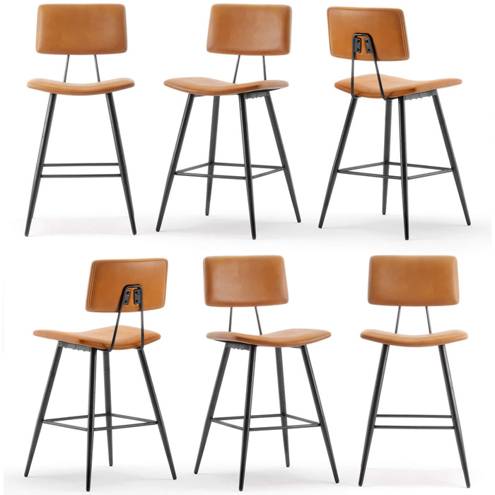 Darwin Faux Leather Barstool