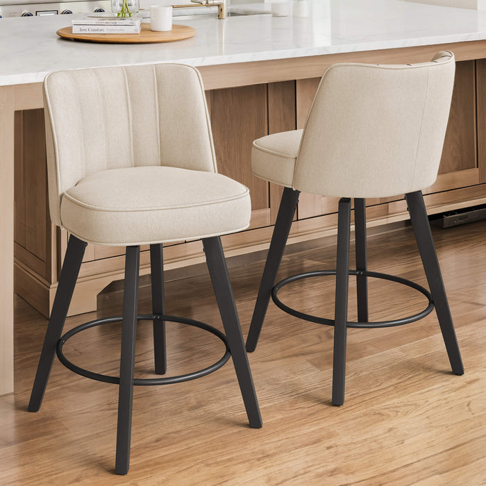 Paul Swivel Counter Stool Set