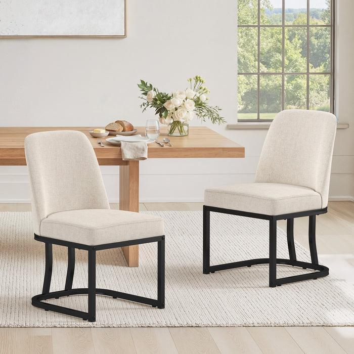 Jovone Upholstered Dining Chairs Set