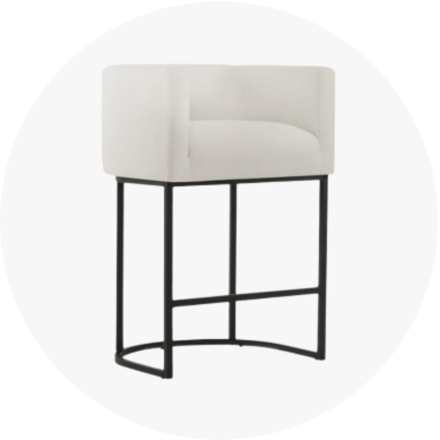 faux leather bar stools