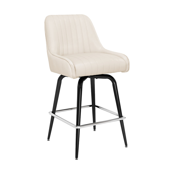 Woody Swivel Counter Stool