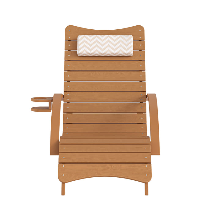 Michelle Ergonomic Patio Lounge Chair Set