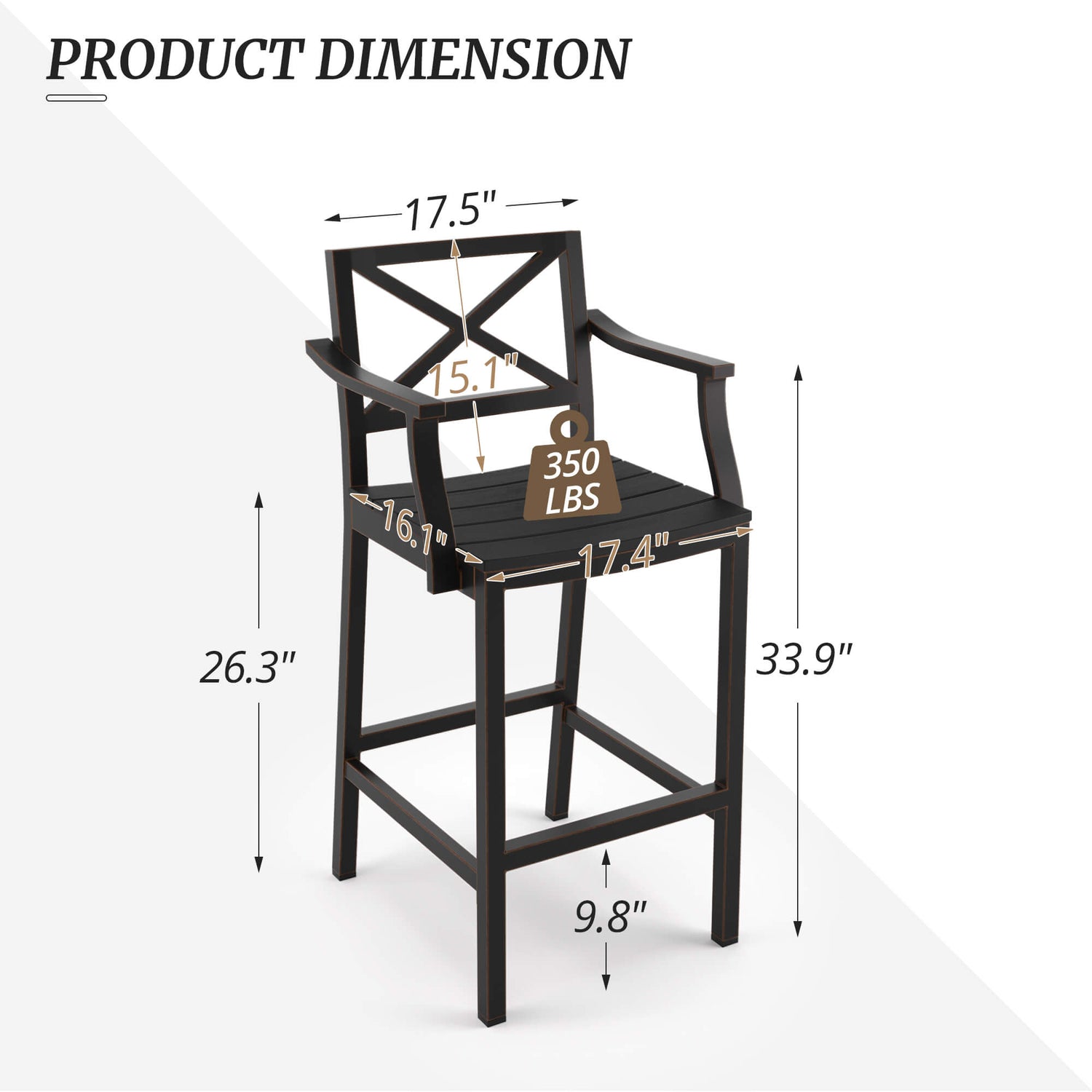 Armrest Stools
