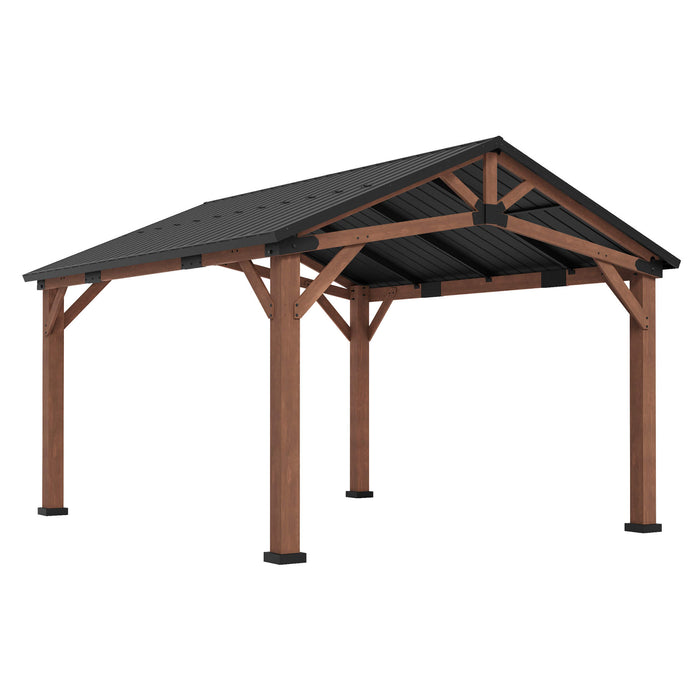 Hampton Hardtop Gazebo with Peaked Roof